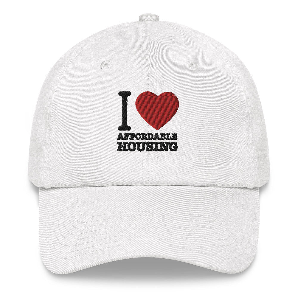 I Love Affordable Housing Baseball Cap