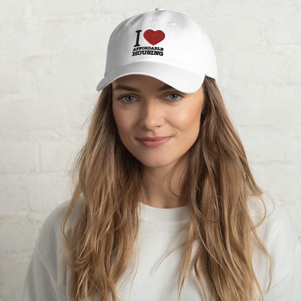 I Love Affordable Housing Baseball Cap