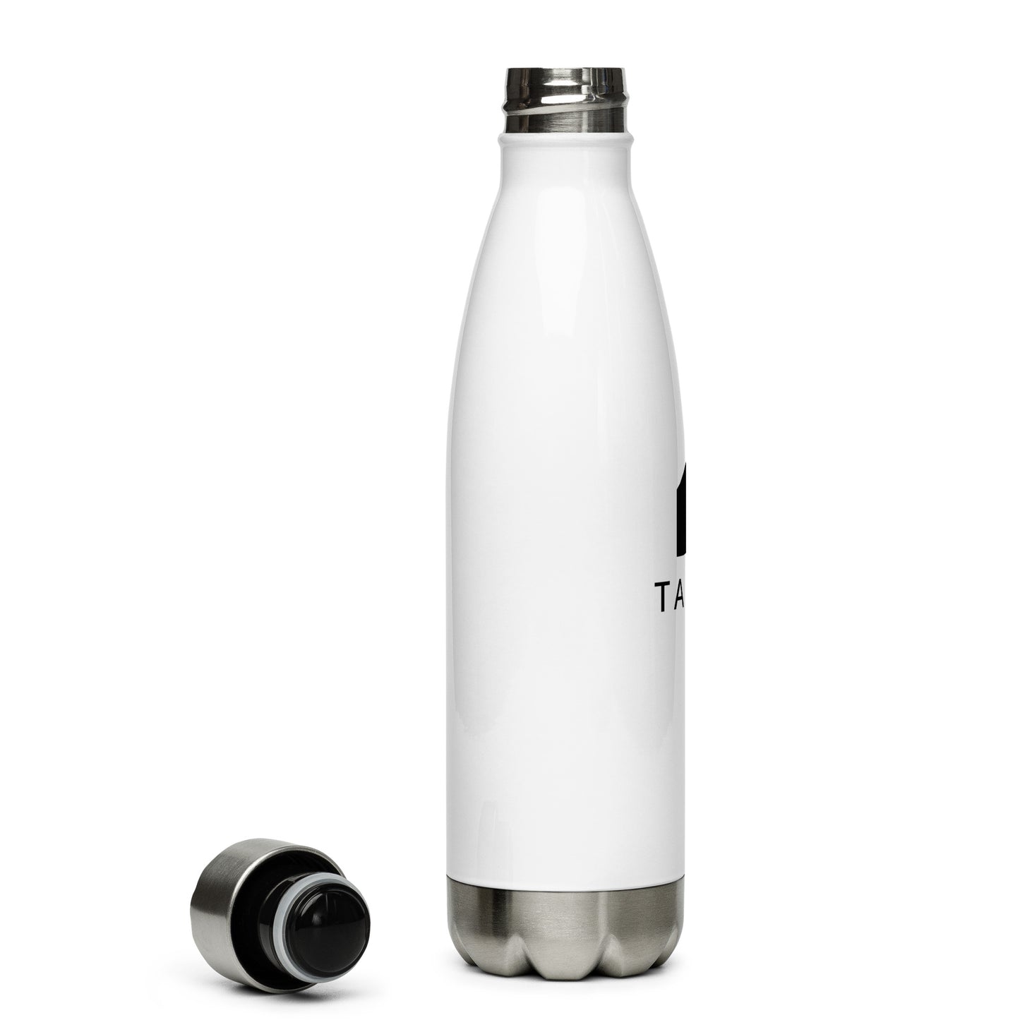 Stainless Steel Water Bottle - TAAHP Logo - BLACK