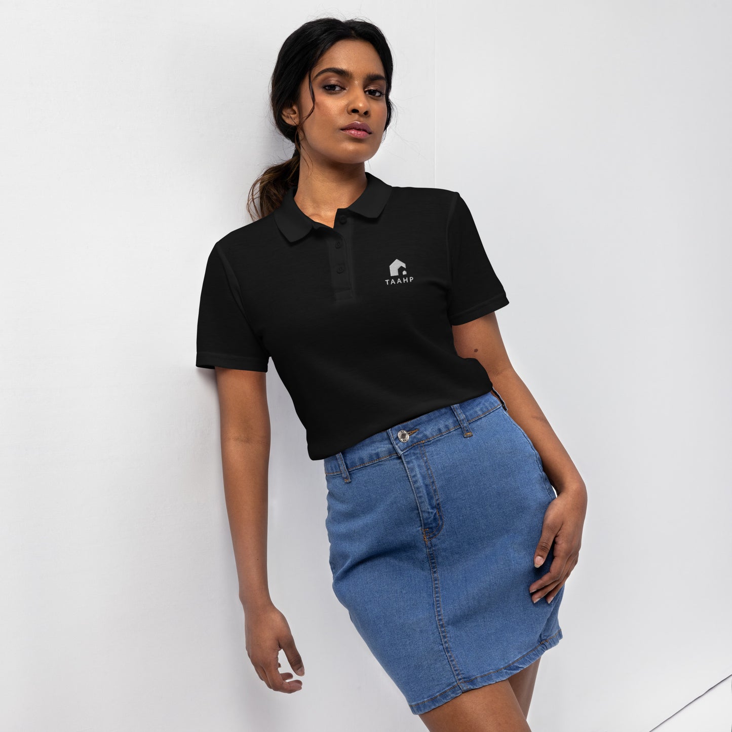 Women’s Pique Polo Shirt - TAAHP Logo