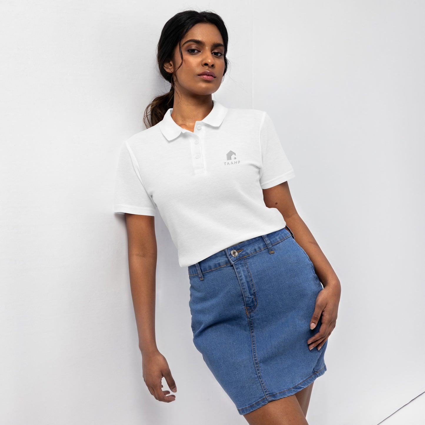 Women’s Pique Polo Shirt - TAAHP Logo