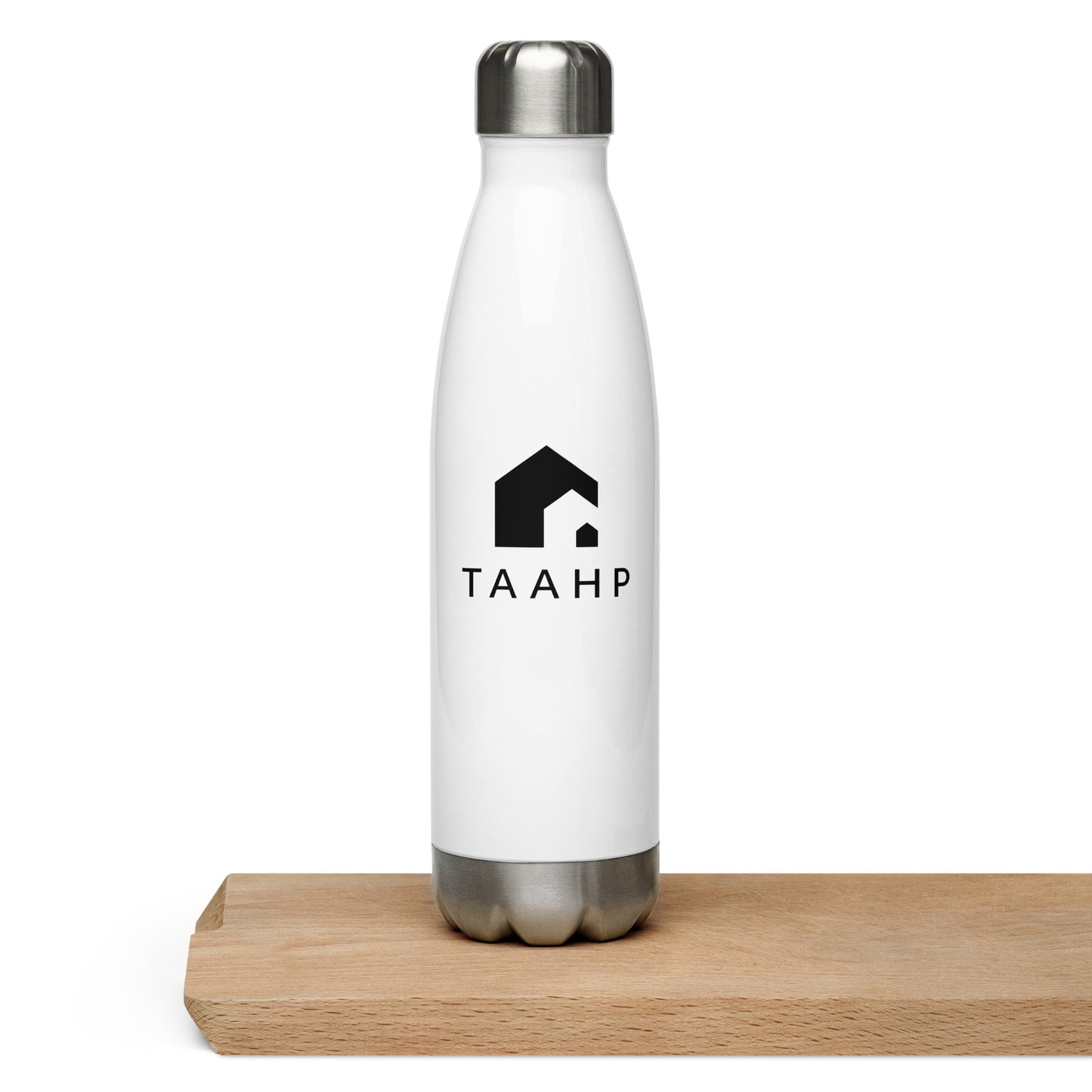 Stainless Steel Water Bottle - TAAHP Logo - BLACK