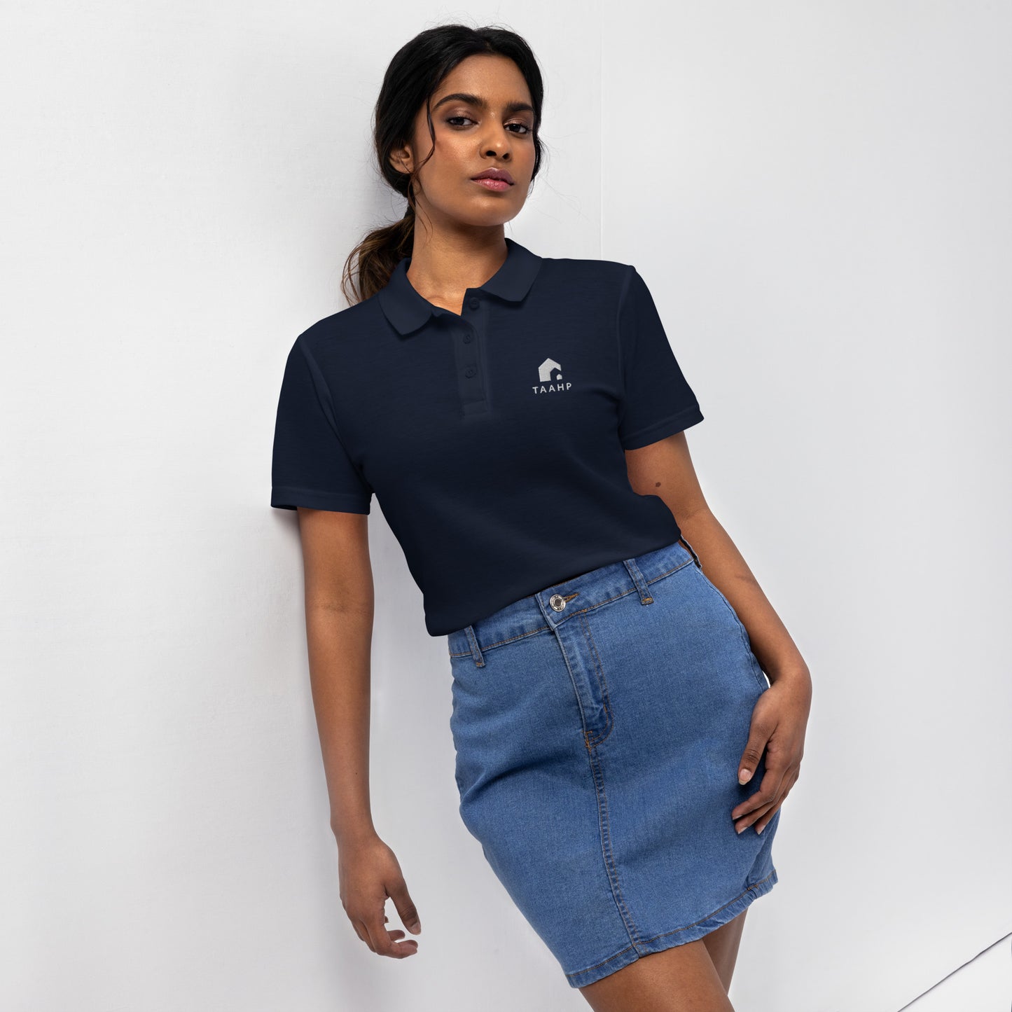 Women’s Pique Polo Shirt - TAAHP Logo